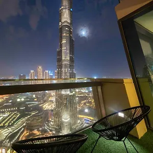  شقة First Class 3br With Full Burj Khalifa And Fountain View